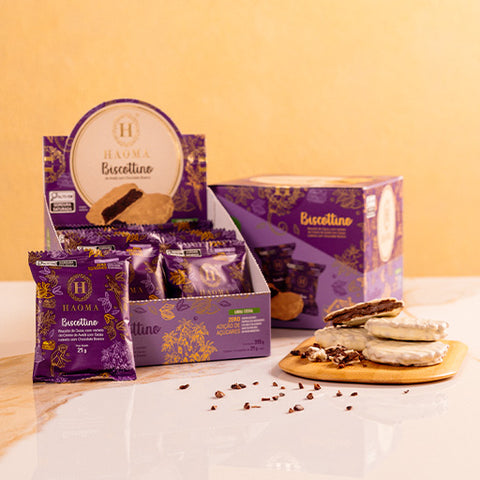 White Chocolate Biscottino - Box with 15 units