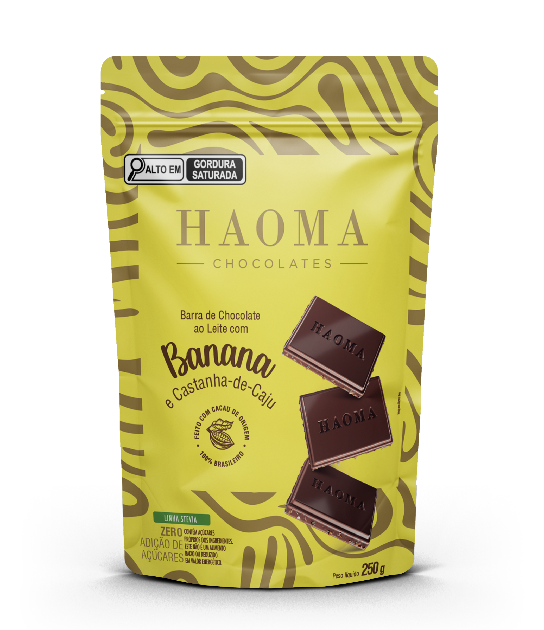 Banana Cashew Milk Chocolate Bar — 10 Pack | Haoma Chocolate