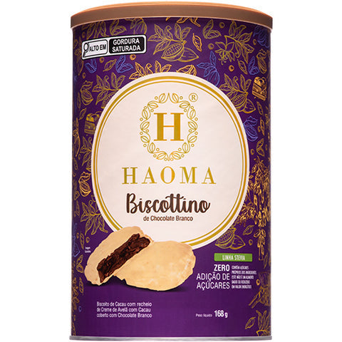 White Chocolate Biscottino - Can with 8 units