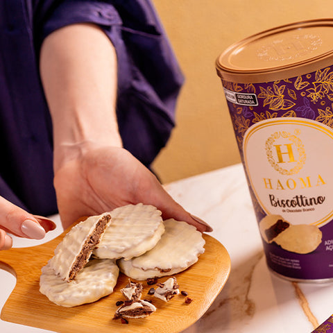 White Chocolate Biscottino - Can with 8 units