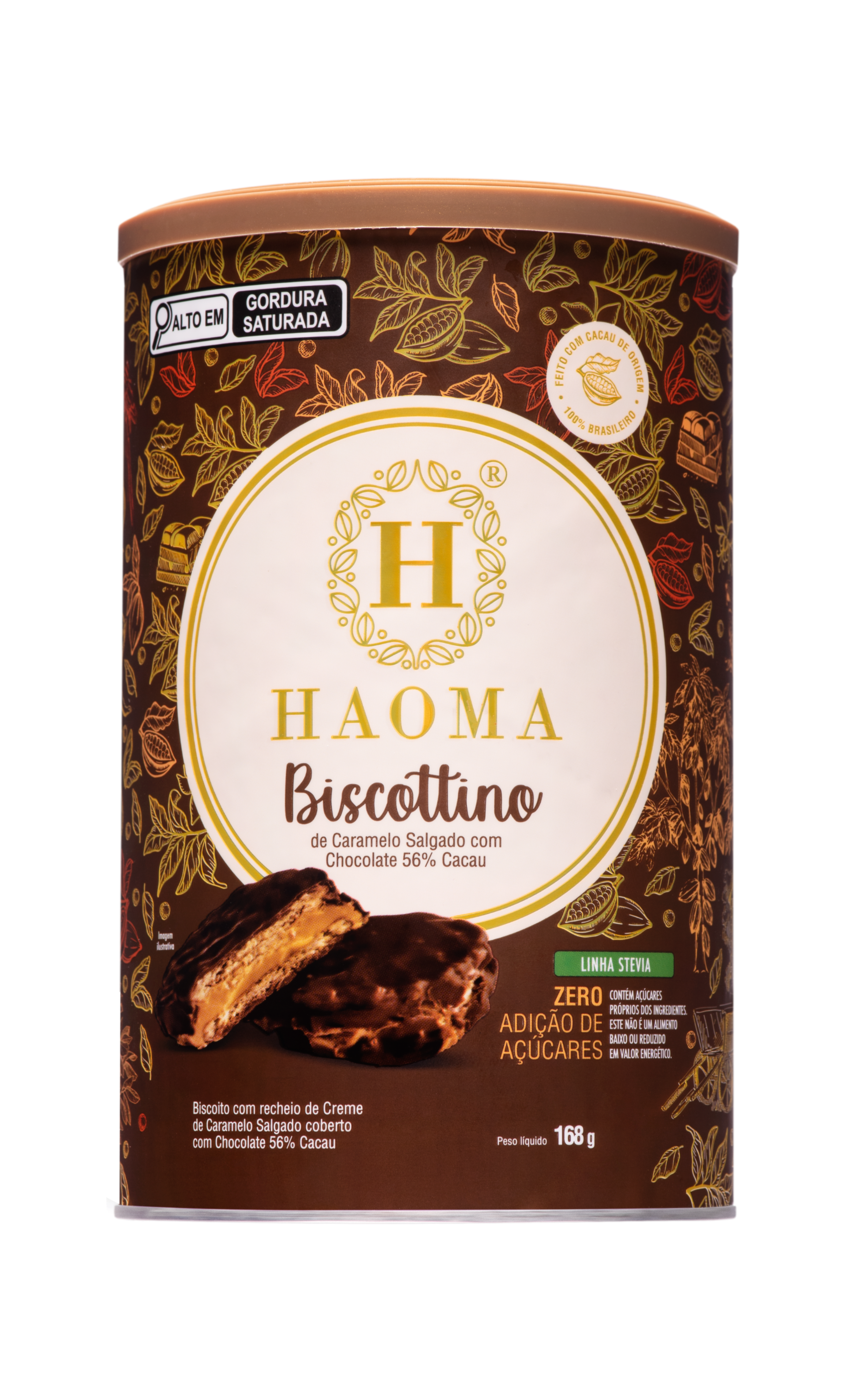 Biscottino Dark Chocolate — Can of 8