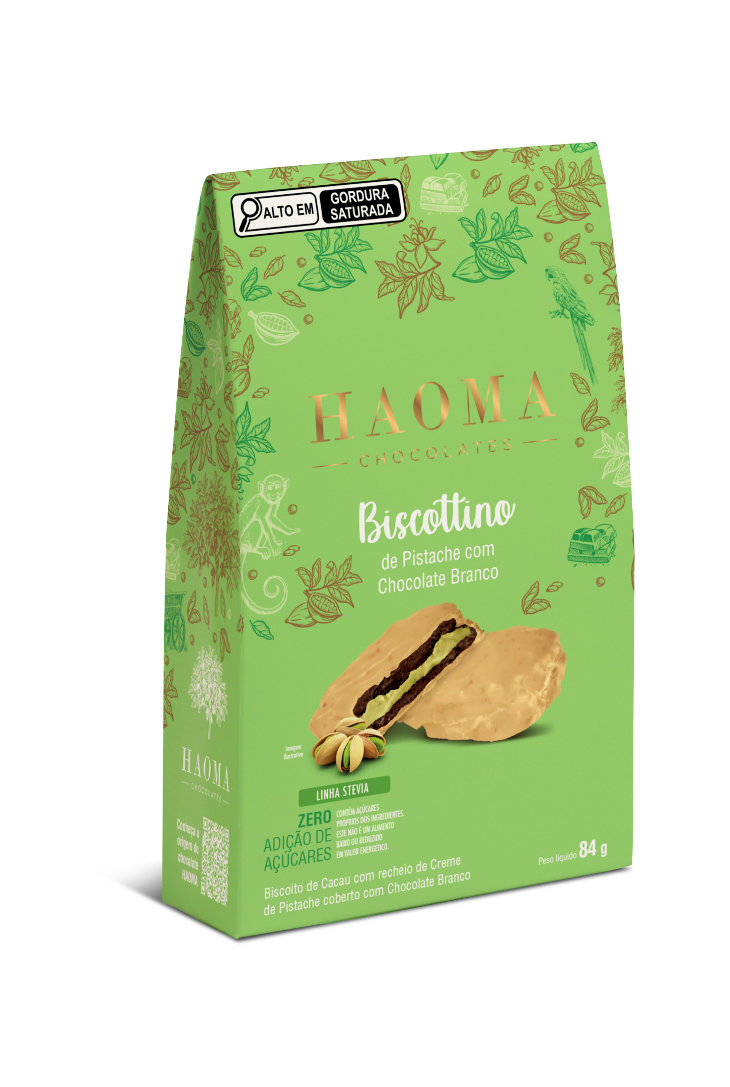 Biscottino Pistachio White — Pack of 4