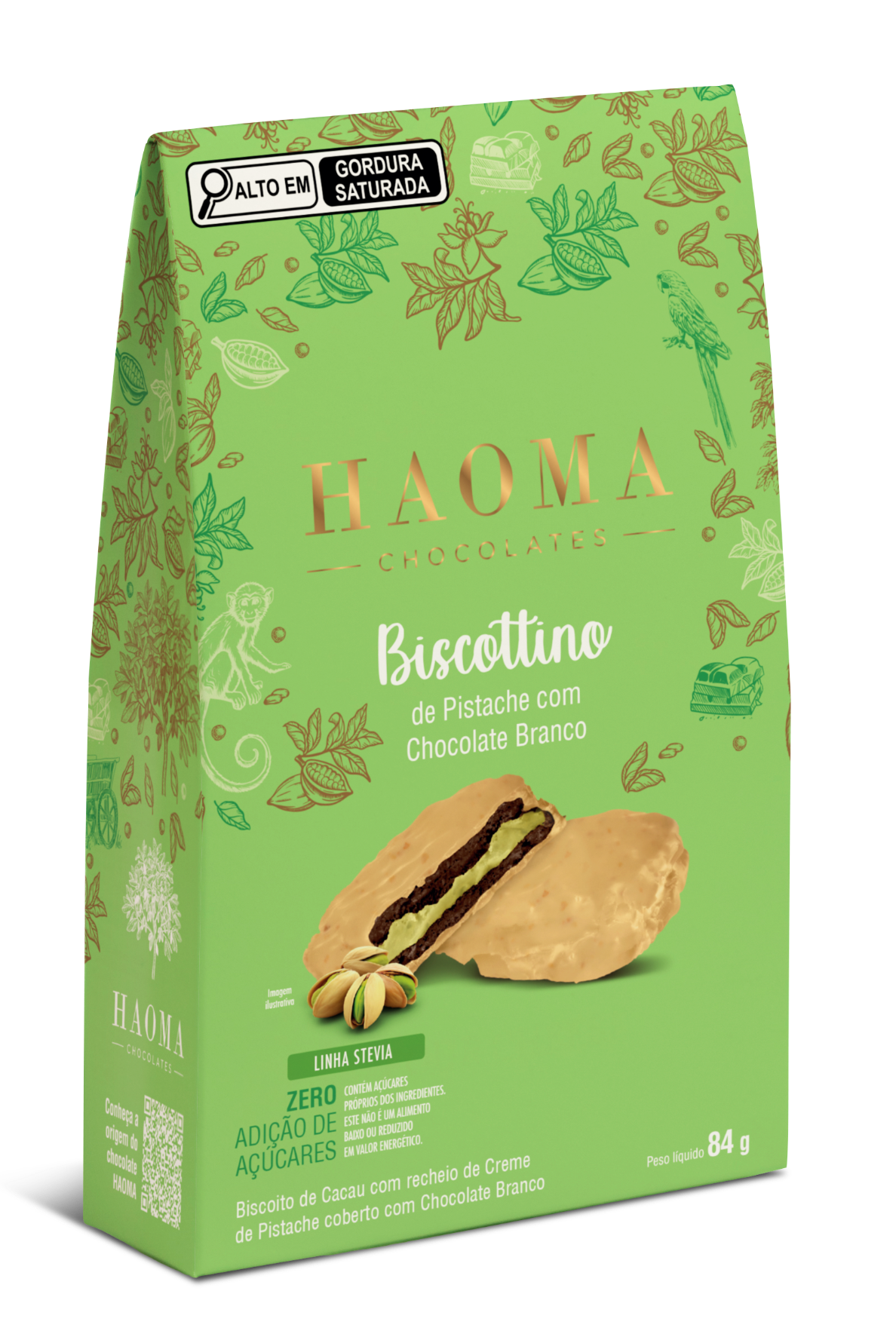 Biscottino Pistachio White — Pack of 4