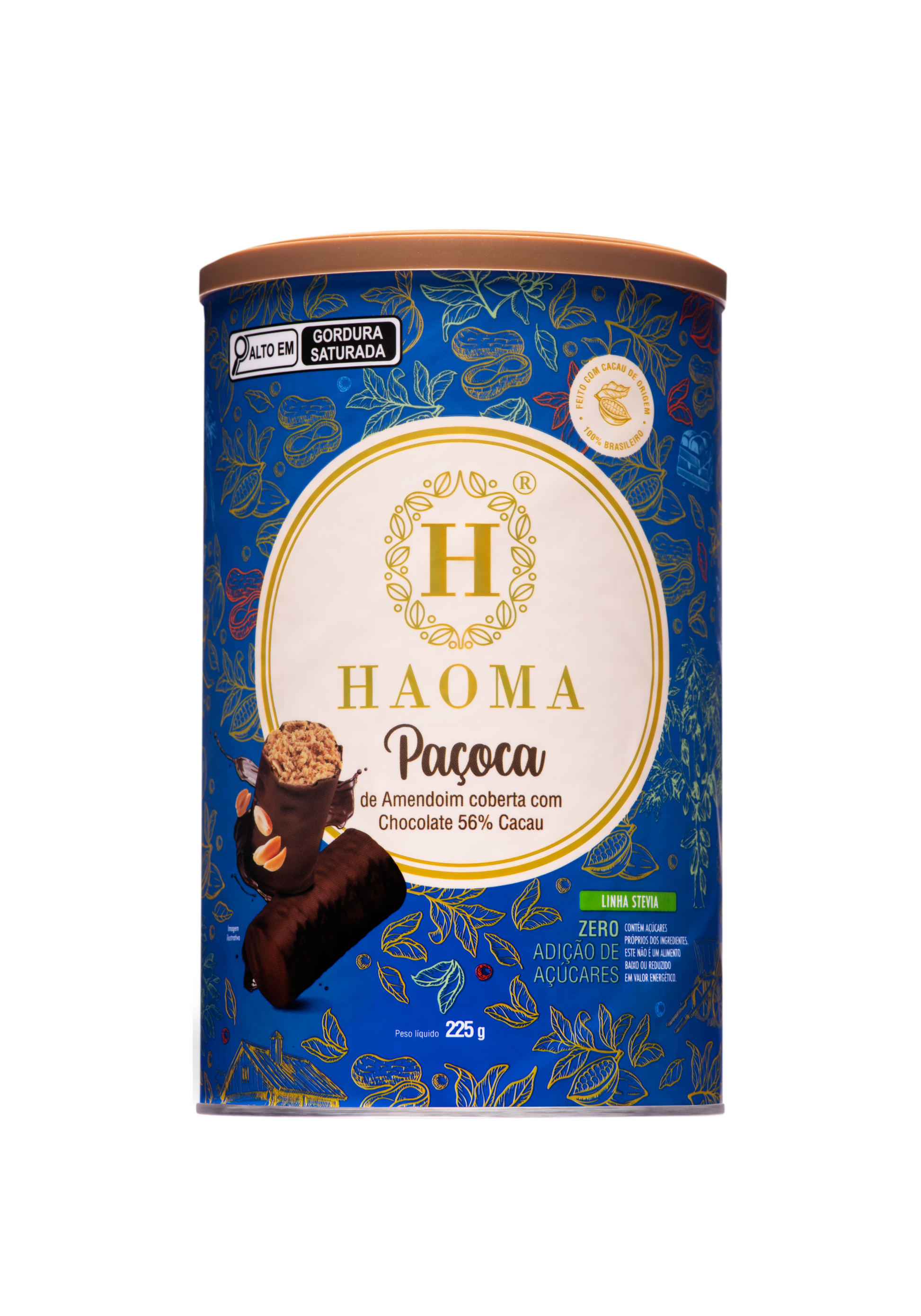 Paçoca Dark Chocolate — Can of 10