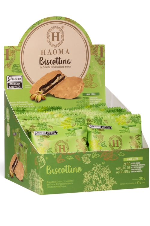 Biscottino Pistachio White — Box of 15
