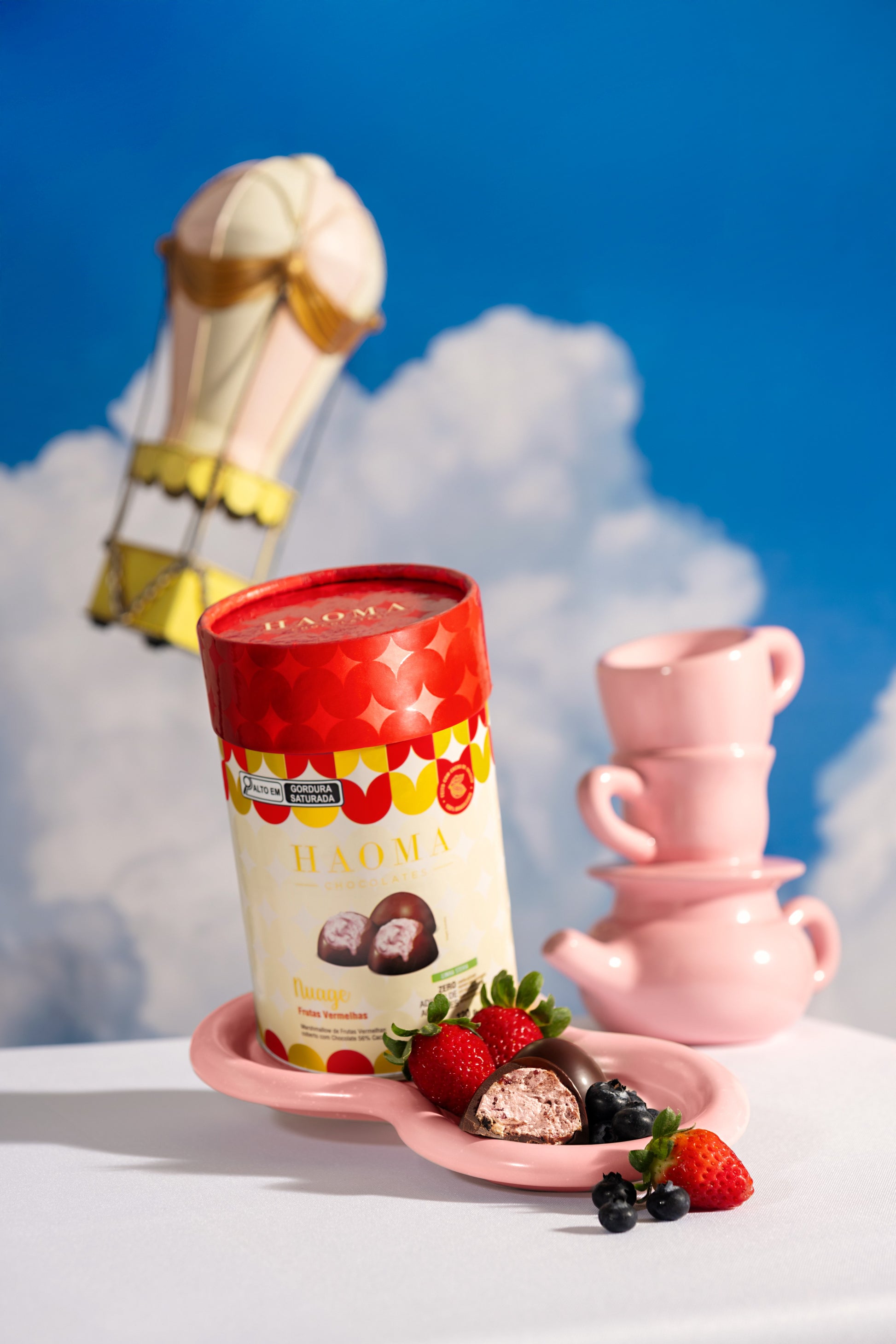 Chocolate Covered Red Berries Marshmallow - 120g can