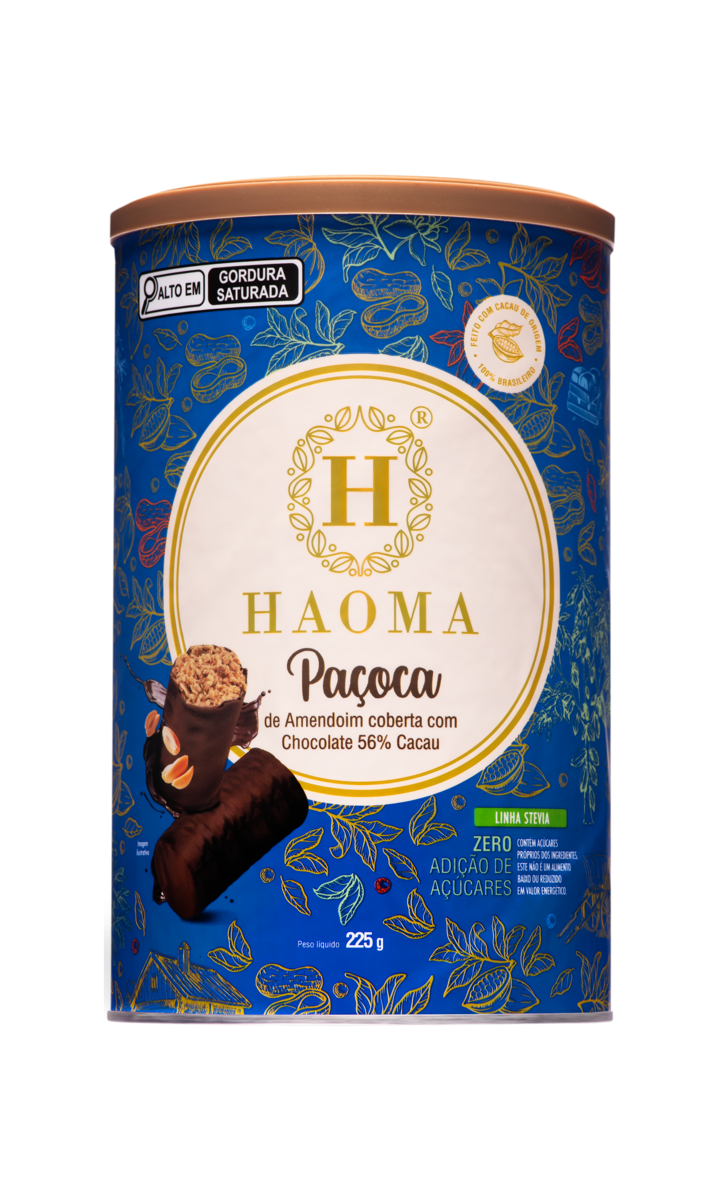 Paçoca Dark Chocolate — Can of 10