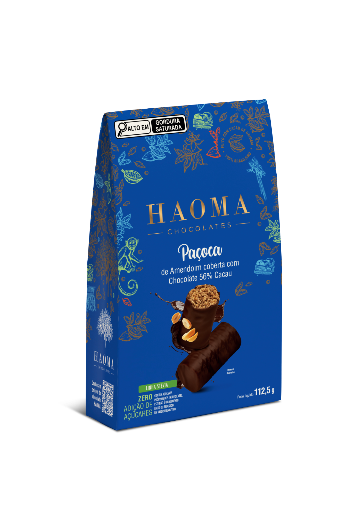 Paçoca Dark Chocolate — Pack of 5