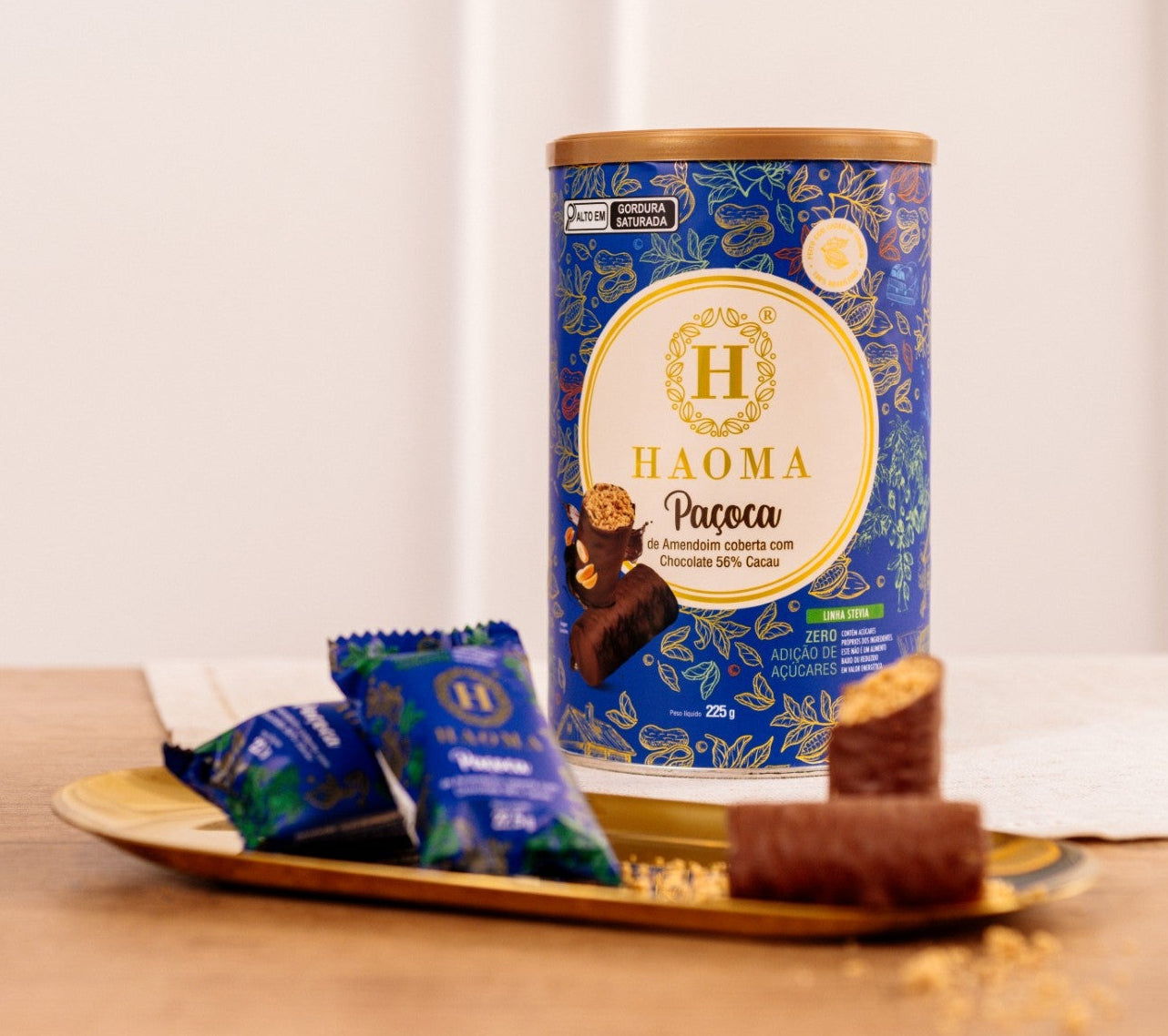 Paçoca Dark Chocolate — Can of 10