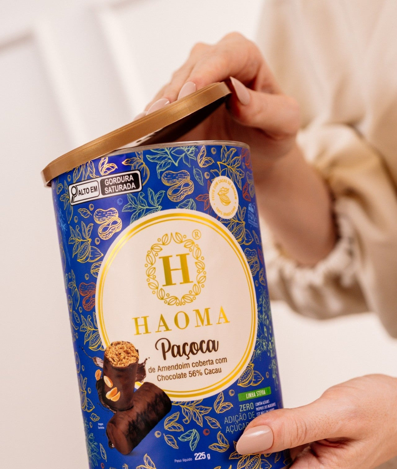 Paçoca Dark Chocolate — Can of 10