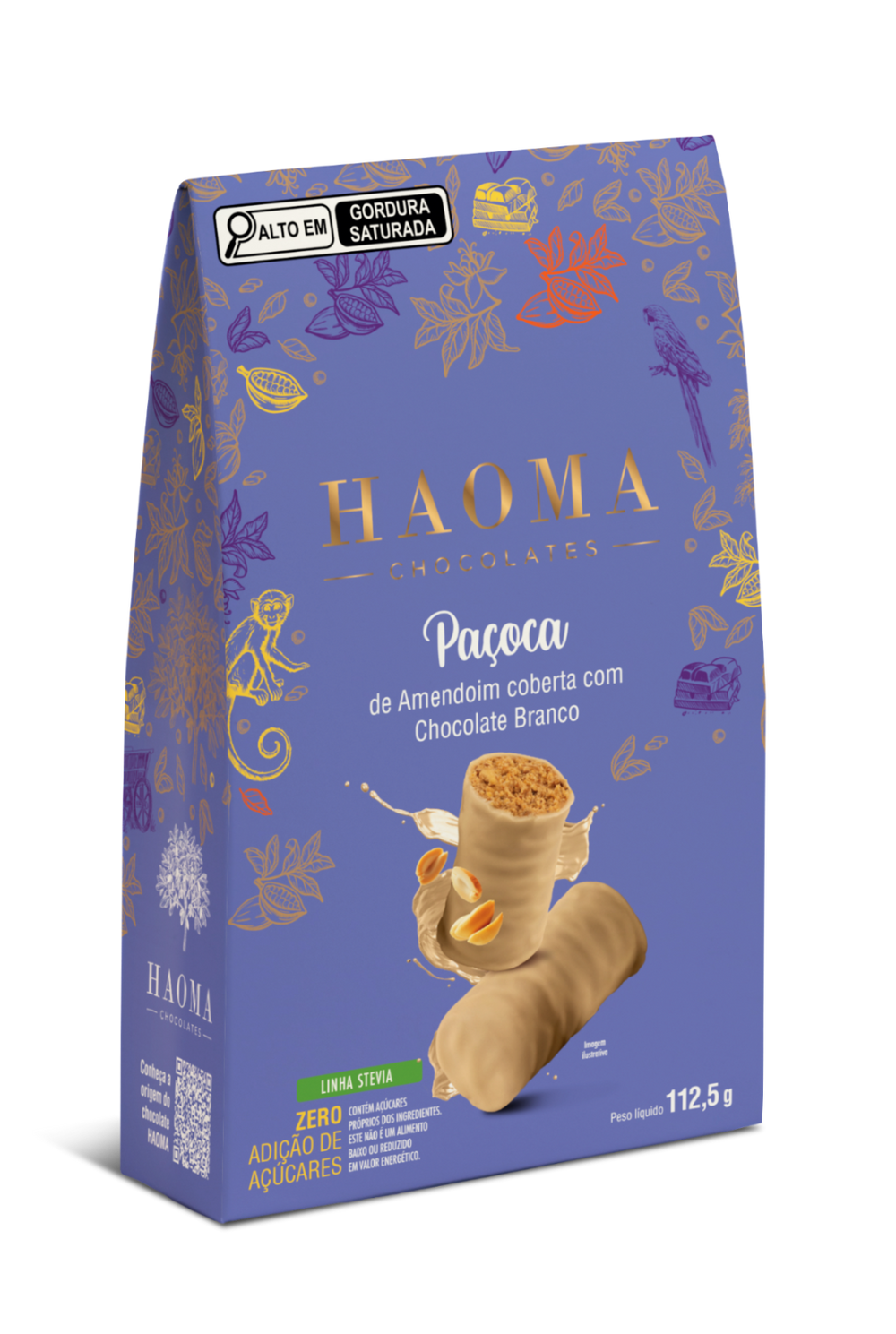 Paçoca White Chocolate — Pack of 5
