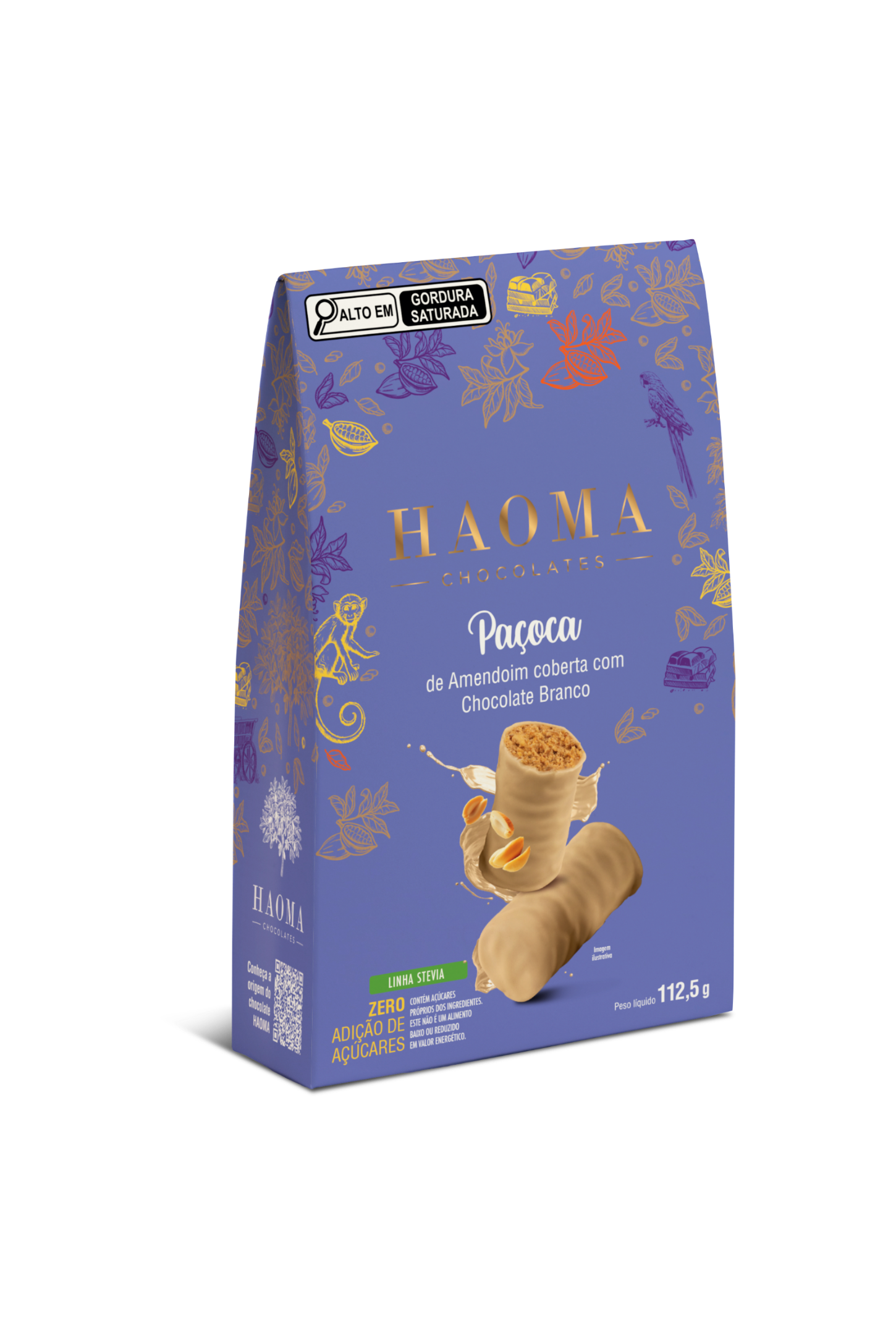 Paçoca White Chocolate — Pack of 5