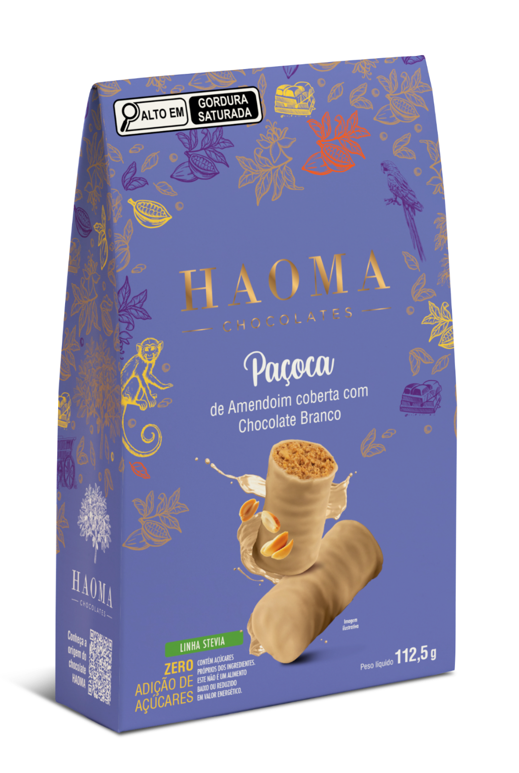 Paçoca White Chocolate — Pack of 5