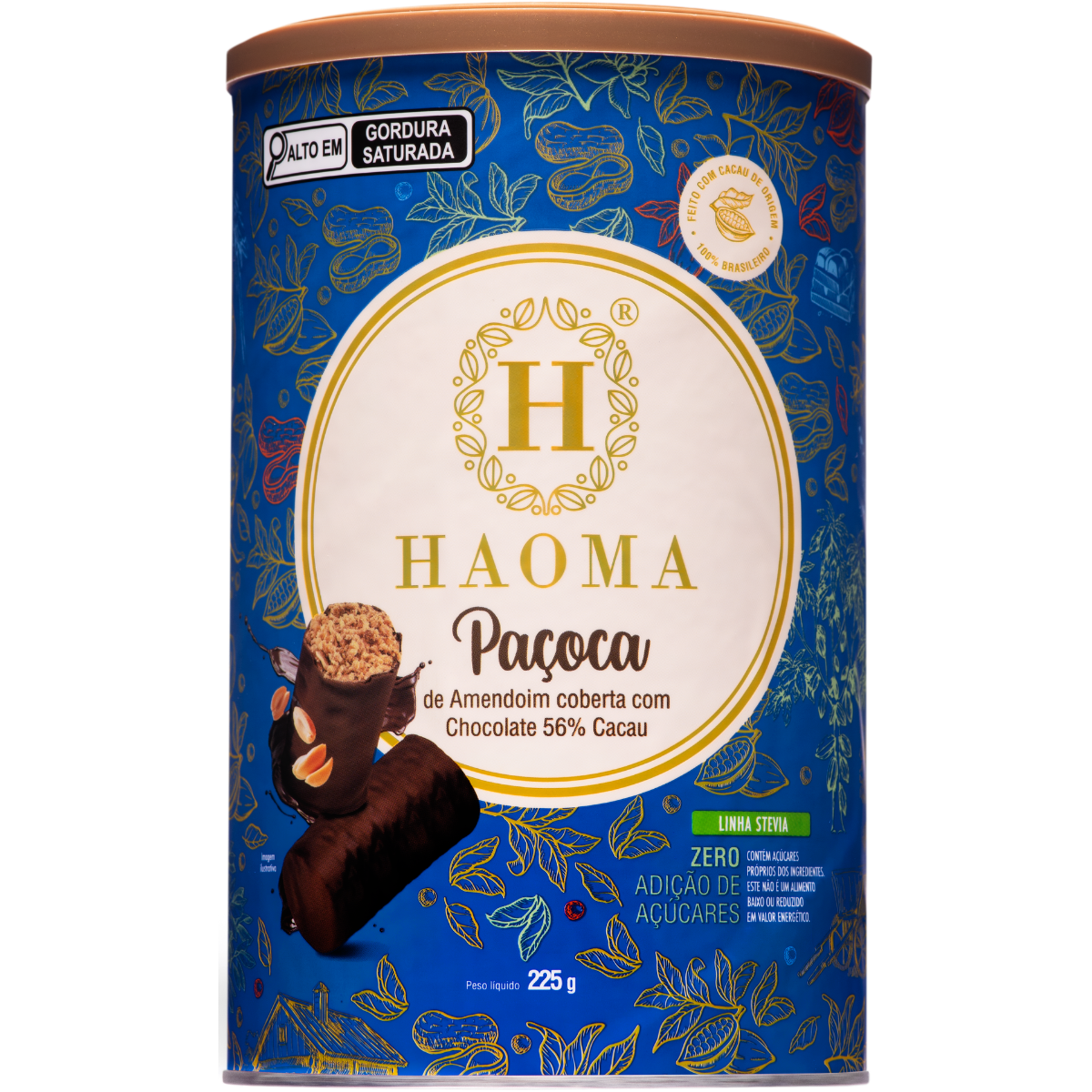 Paçoca Dark Chocolate — Can of 10