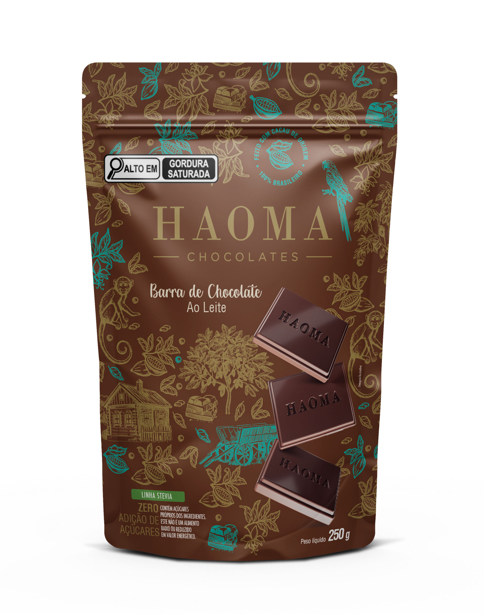 Milk Chocolate Bar - 250g Pouch